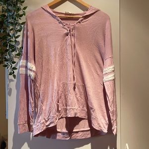 ❗️3/$15 Dusty Rose hooded Pullover